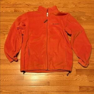 Columbia Vibrant Orange Fleece Jacket